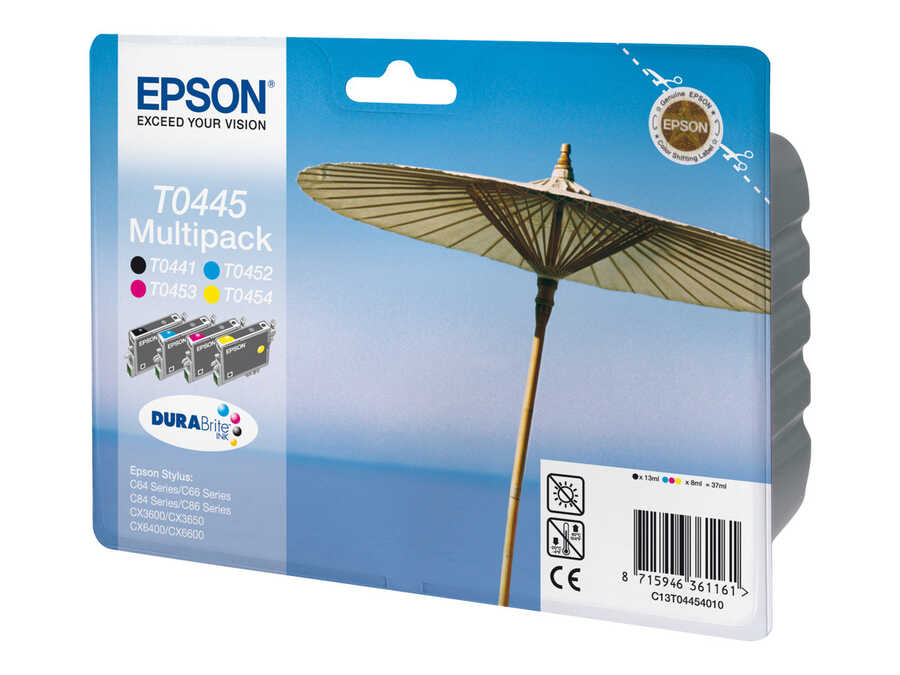 Epson C13T04454020 (T0445) 4 pcs Original Ink - Stylus C64 (Ex)