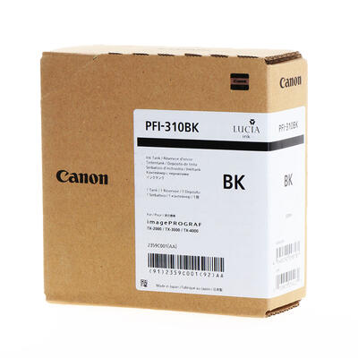 Canon PFI-310BK (2359C001) Black Original Cartridge - TX-2000 / TX-3000 (Without Box))