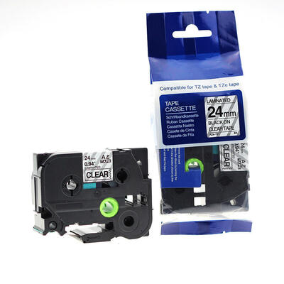 Brother TZe-151 Black Compatible Label Strip On Cleaning 24mm x 8m