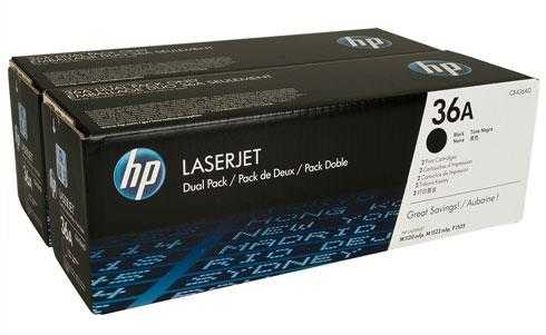 HP CB436AD (36A) Original Toner Dual Pack - M1120 / M1522