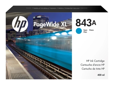 HP C1Q58A (843A) Cyan Original Cartridge - Pagewide XL4100