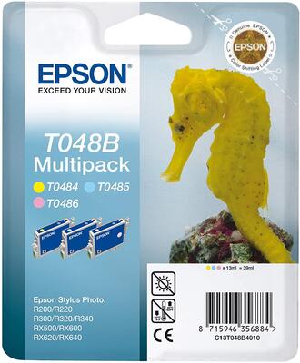 Epson C13T048B4020 (T048B) 3-pack Original Cartridge - Yellow / Light Red-Light Cyan (Ex)