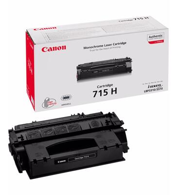 Canon CRG-715H (1976B002) Black Original Toner - LBP3310 / LBP3370 (Damaged Box)
