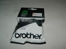 Brother M-K222 Red P-Touch On White Label 9mm - PT-55 / PT-60 / PT-80