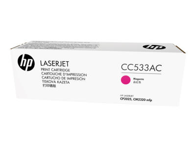 HP CC533AC (304A) Magenta Original Toner Cartridge - LaserJet CP2025n