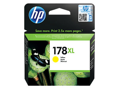 HP CB325HJ (178XL) Yellow Original Cartridge - Photosmart 5510 / 5515 (Ex)