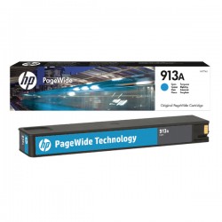 HP F6T77AE (913A) Cyan Original Cartridge - PageWide 352 (Damaged Box)