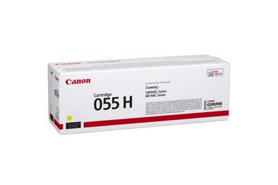 Canon CRG-055H y (3017C002) Yellow Original Toner - LBP662Cdw / MF742Cdw (Damaged Box)