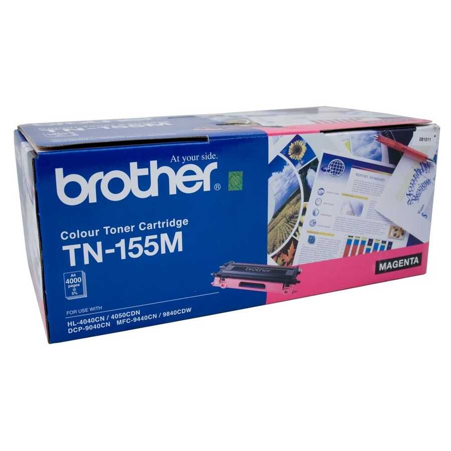 Brother TN-155M Magenta Original Toner Cartridge - DCP-9040CN / HL-4040CN (U)