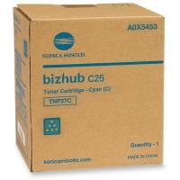 Konica Minolta TNP-27C (A0X5453) Cyan Original Toner - Bizhub C25