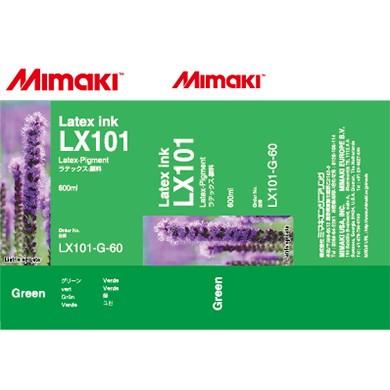 Mimaki LX101-G-60 Green Original Latex Ink JV400-130LX, JV400-160LX