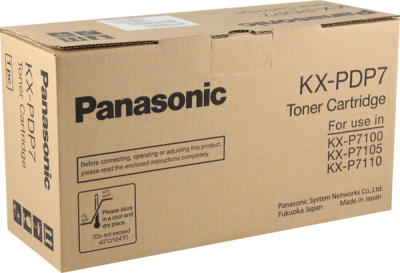 Panasonic KX-PDP7 Black Color Original Toner - 7100 / 7105 / 7110 Toner Cartridge