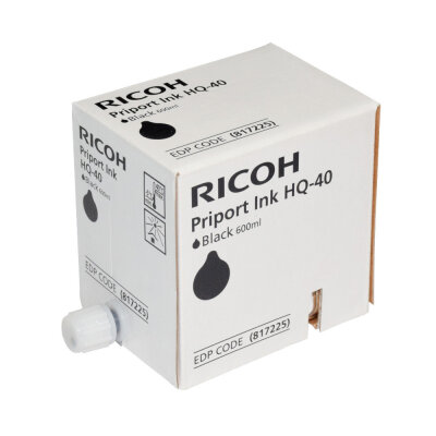 Ricoh 817225 (HQ40) Black Original Ink - DX4542 / DD4450