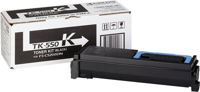 Kyocera TK-550K Black Original Toner Cartridge - FS-C5200DN