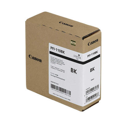 Canon PFI-110BK (2364C001) Black Original Cartridge - TX-2000 / TX-3000 (Ex)