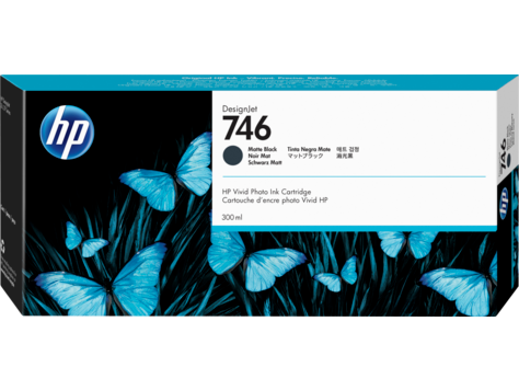 HP P2V83A (746) Matte Black Original Cartridge - DesignJet Z6 / Z9+dr