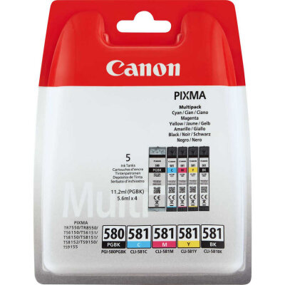 Canon PGI-580 / CLI-581 (2078C005) Original Cartridge Avantaj Paketi - TS6150