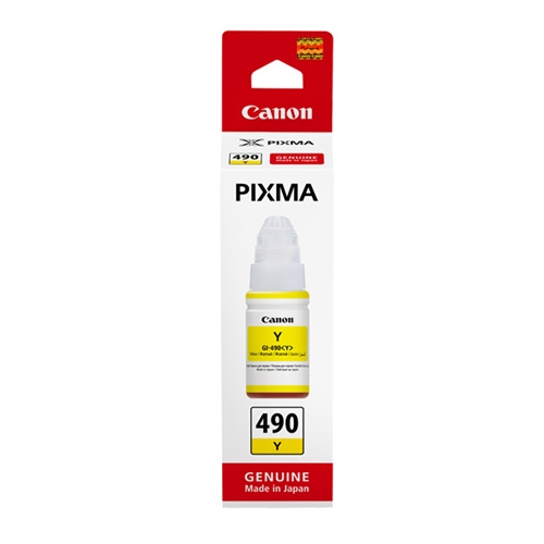 Canon GI-490Y (0666C001) Yellow Original Ink - G1400 / G2400 (Ex)
