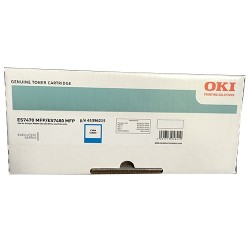 OKI 45396215 Cyan Original Toner Cartridge - ES7470 / ES7480