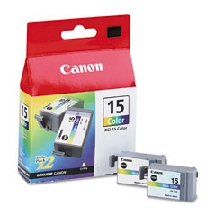 Canon BCI-15C (8191A002) Colour Original Cartridge 2-pack - i70 / i80
