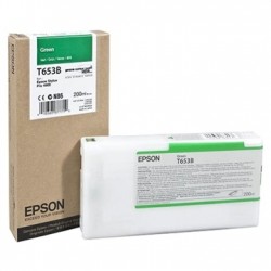 Epson C13T653B00 (T653B) Green Original Ink - Stylus Pro 4900 (Without Box)