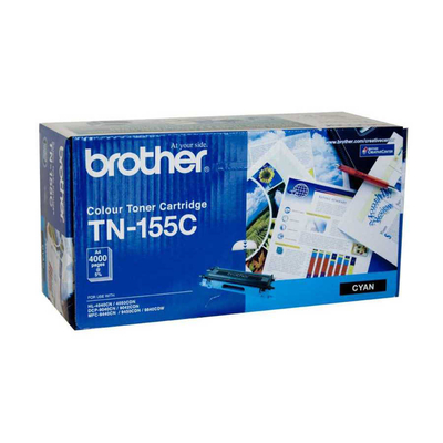 Brother TN-155C Cyan Original Toner - DCP-9040CN / HL-4040CN (C)
