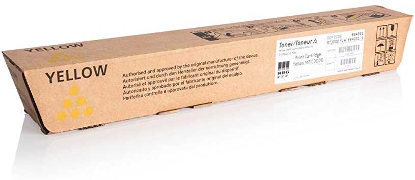 Ricoh 884951 Yellow Original Toner MP-C2500, MP-C3000, MP-C2000
