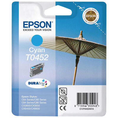 Epson C13T04524020 (T0452) Cyan Original Ink - Stylus C64 (C)