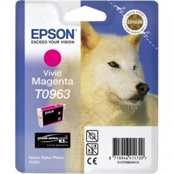 Epson C13T09634020 (T0963) Magenta Original Ink - Photo R2880 (Ex)