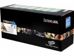 Lexmark C780A1CG Cyan Original Toner - C780 / C782