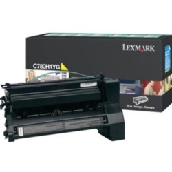 Lexmark C780H1YG Yellow Original Toner Cartridge - C780 / C782