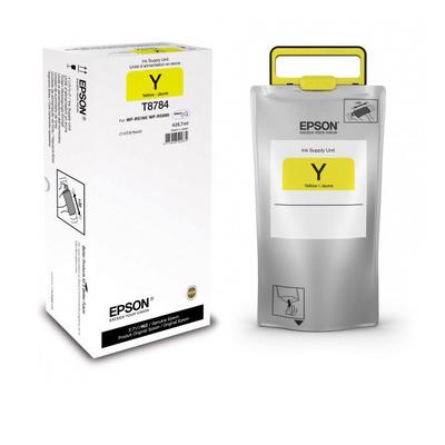 Epson C13T878440 (T8784) Yellow Original Ink - WF-R5690DTWF (Damaged Box)