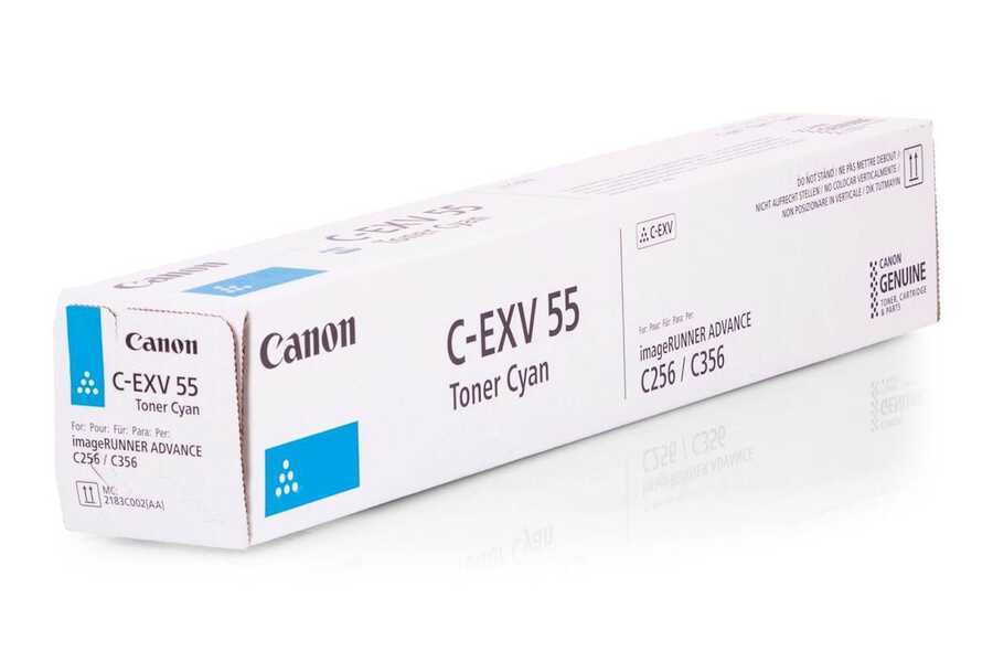 Canon C-EXV55 (2183C002) C Cyan Original Toner Cartridge - IR-C256i / IR-C356i