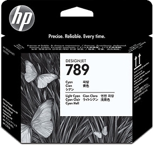 HP CH613A (789) Cyan-Light Cyan Original Head Cartridge - L25500 (Ex)