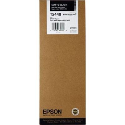 Epson C13T544800 (T5448) Matte Black Original Cartridge - Stylus Pro 4000 (Ex)