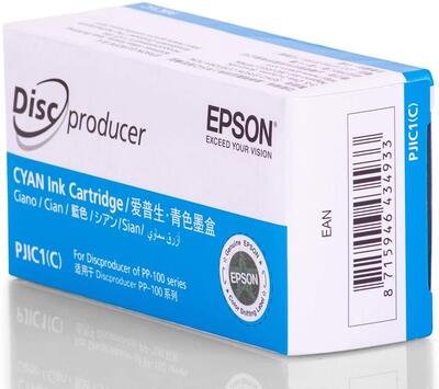 Epson PJIC1 (C) PP-100 Cyan Original Ink - DiscProducer (S020447)