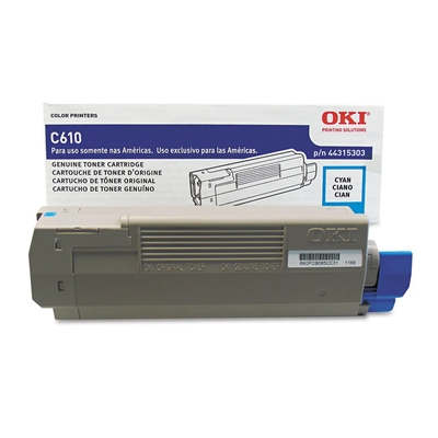 OKI 44315303 Blue Original Toner - C610N / C610CDN