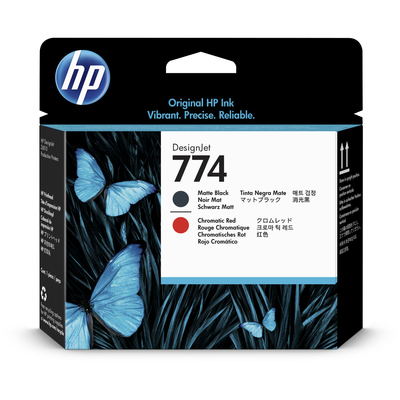 HP P2V97A (774) Matte Black - Chromatic Red Original Printhead - Z6810