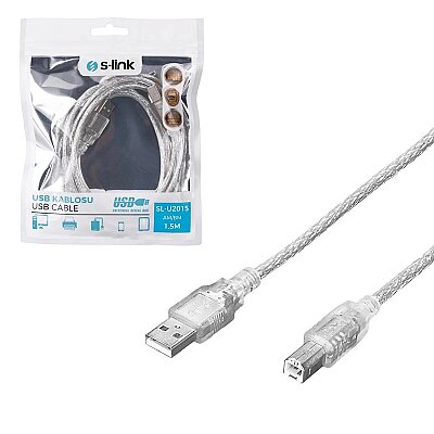S-link SL-U2015 1.5 m USB 2.0 Printer Cable