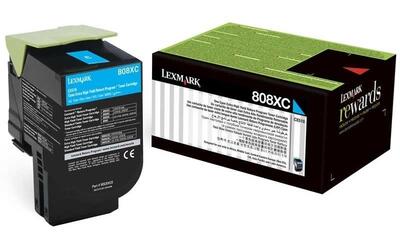 Lexmark 80C8XC0 (808XC) Blue Original Toner - CX510