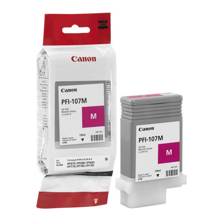 Canon PFI-107M (6707B001) Magenta Original Cartridge - iPF680 / iPF685