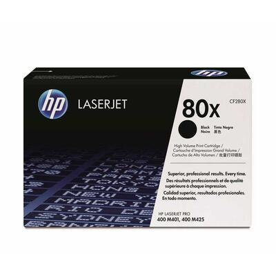 HP CF280X (80X) Black Original Toner - LaserJet M401/M425