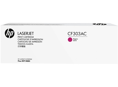 HP CF303AC (827A) Magenta Original Toner - LaserJet M880z (Damaged Box)