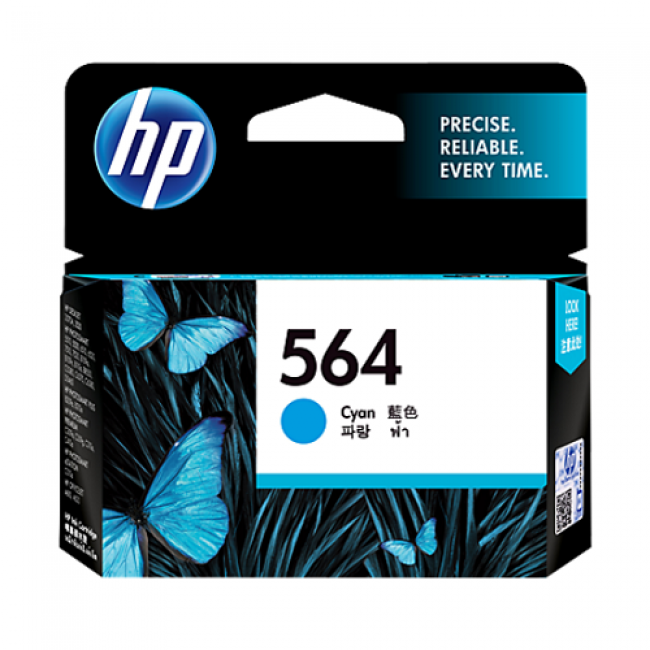 HP CB318WA (564) Cyan Original Cartridge - Deskjet 3070A (Ex)