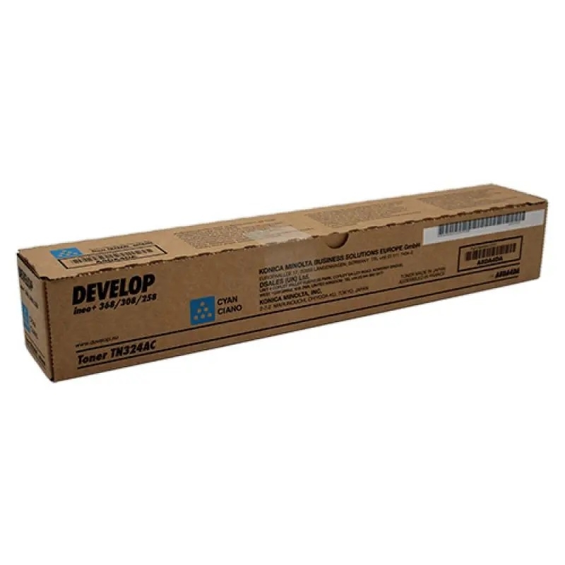 Develop TN-324AC (A8DA4DA) Cyan Original Toner - Ineo +258 / +308